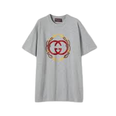 구찌 코튼 저지 티셔츠