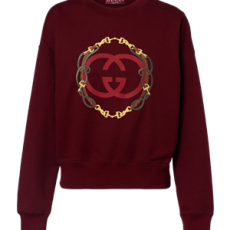 구찌 코튼 저지 프린트 스웨트셔츠