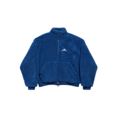 발렌시아가 남성 3b 스포츠 아이콘 스키 집업 재킷 마린 블루