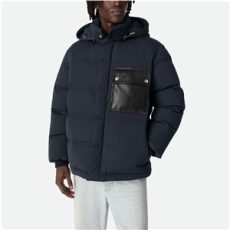 보테가베네타 테크 코튼 패딩 자켓 미드나잇 블루