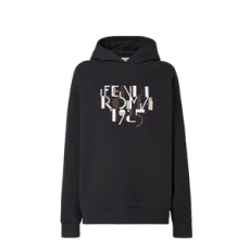 펜디 블랙 저지 스웨트 셔츠 블랙