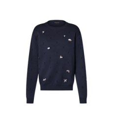 루이비통 LV 블라종 롱 슬리브드 크루넥