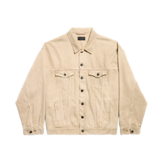 발렌시아가 오버사이즈 데님 자켓 베이지