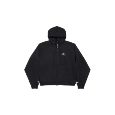 발렌시아가 3b 스포츠 아이콘 집업 후디 블랙/화이트