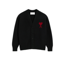아미 블랙 울 아미 드 꾀흐 가디건