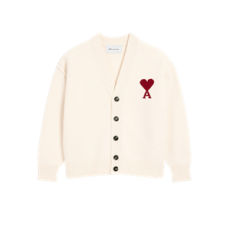아미 화이트 울 아미 드 꾀흐 가디건