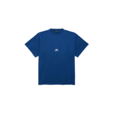 발렌시아가 3b 스포츠 아이콘 오버사이즈 티셔츠 마린 블루/화이트