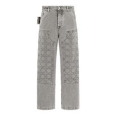 디올 까나쥬 카펜터 진 그레이 코튼 트윌