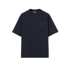 구찌 자수 코튼 저지 티셔츠