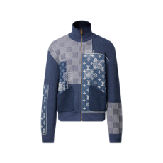 루이비통 집 업 패치워크 트랙톱