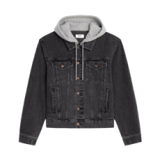 셀린느 트러커 자켓 차콜 워시 데님 차콜 워시