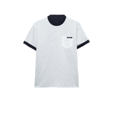 프라다 리버시블 코튼 티셔츠