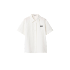 미우미우 슬러브 포플린 셔츠