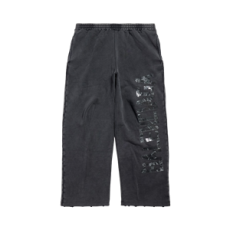 발렌시아가 트랜스페어런트 테이프 배기 팬츠 에 대한 남성 에 페이디드 블랙/화이트