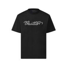 루이비통 엠벨리시드 시그니처 쇼트 슬리브드 티셔츠