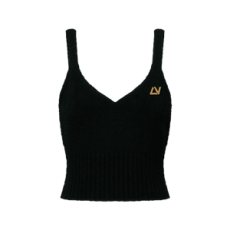 루이비통 스트랩 크롭 톱 누아르