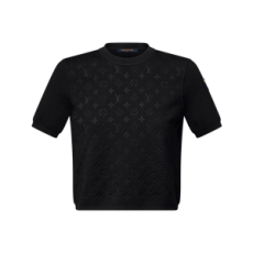 루이비통 모노그램 포인트 니트 탑 느와르