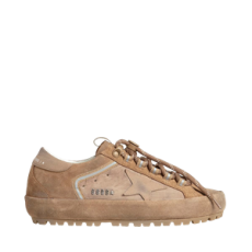 골든구스 남성 마블 누벅 스타와 힐탭의 돌미아스 & 카라멜 스웨이드 슈퍼스타 스키