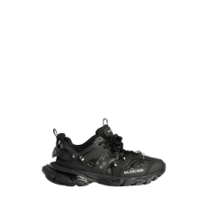 발렌시아가 남성 트랙 피어싱 스니커즈 블랙