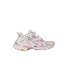 발렌시아가 러너 스니커즈 화이트 핑크