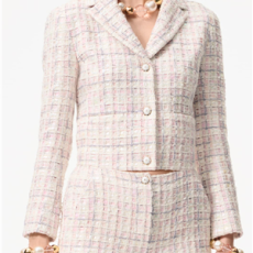 샤넬 코튼 트위드 재킷
