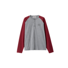 미우미우 코튼 저지 헨리 셔츠