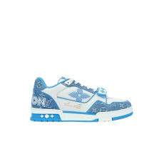 루이비통 벨크로 스트랩 트레이너 데님마린