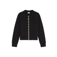 셀린느 트윈세트 가디건 - 헤리티지 캐시미어 블랙