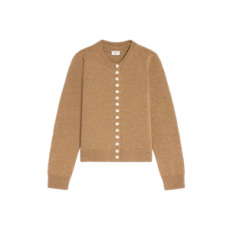 셀린느 트윈세트 가디건 - 헤리티지 캐시미어 카멜