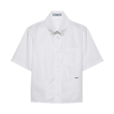 프라다 포플린 셔츠 화이트