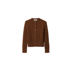 미우미우 케이블 니트 캐시미어 가디건