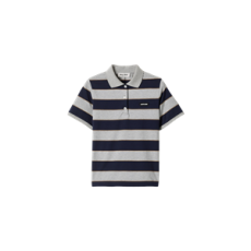 미우미우 스트라이프 저지 폴로 셔츠