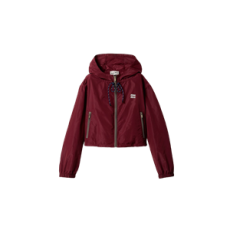 미우미우 테크니컬 소재 블루종 재킷