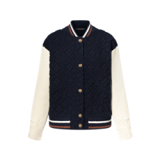 루이비통 모노그램 타월링 바시티 재킷