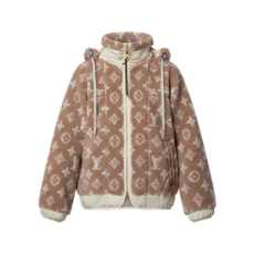 루이비통 모노그램 플리스 후디드 재킷