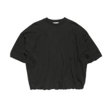 아크네 스튜디오 주름 디테일의 로고 티셔츠