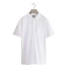 디올 폴로 셔츠 화이트 코튼 피케