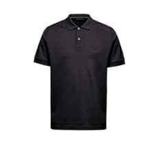 프라다 피케 폴로 셔츠 블랙