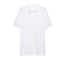 프라다 피케 폴로 셔츠 화이트