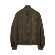 프라다 리나일론 봄버 자켓 카모플라주