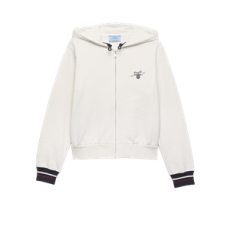 프라다 코튼 지퍼 후드