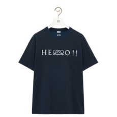 로에베 레귤러 핏 티셔츠 - 코튼 혼방