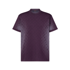 루이비통 모노그램 자카드 쇼트 슬리브드 크루넥