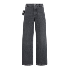 디올 CD 박스 후드 카펜터 진 그레이 코튼 트윌