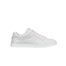 펜디 나파 가죽 화이트 로우탑 스니커즈