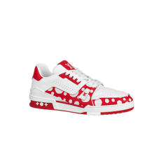 루이비통 LV x YK 트레이너 레드 스니커즈