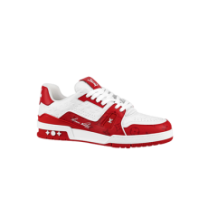 루이비통 LV 트레이너 레드 스니커즈