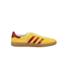 구찌 x 아디다스 가젤 옐로우/레드 스니커즈