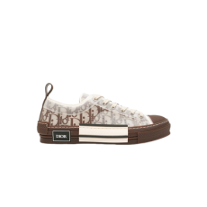 디올 B23 로우탑 오블리크 캔버스 커피 스니커즈