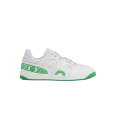구찌 배스킷 화이트/그린 스니커즈